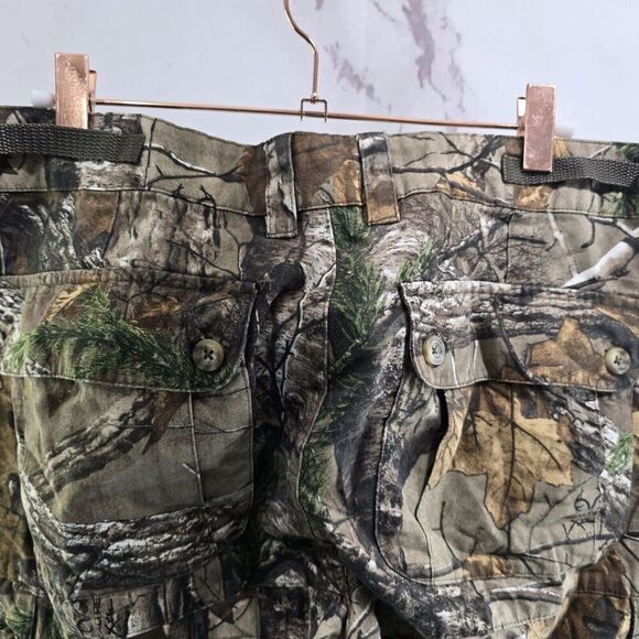 Game Winner Pants Womens XL X 30 Camo Hunting Realtree Woodland Oak Pine Forest - Picture 5 of 11